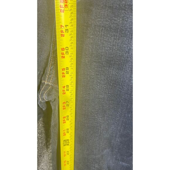 NYDJ Tummy Tuck Straight Jeans Cotton Womens Size 12 Black Denim Mid Rise - Picture 11 of 12